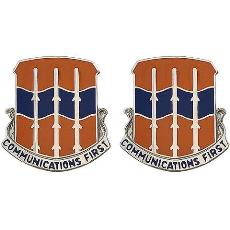 16th Signal Battalion Unit Crest (Communications First)